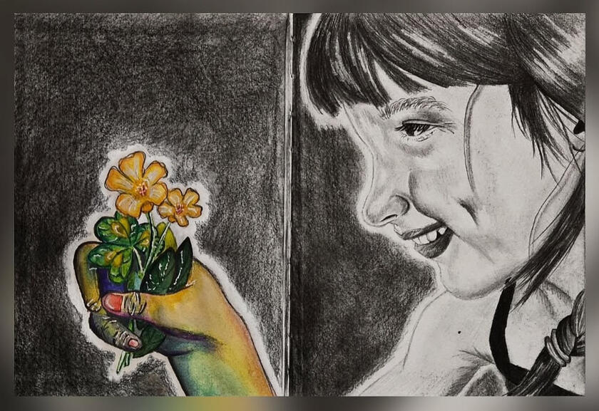 Graphite + Watercolour