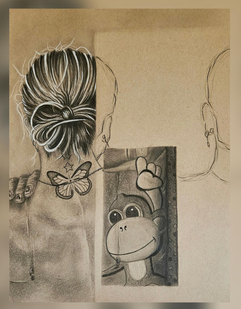 Graphite, White Charcoal